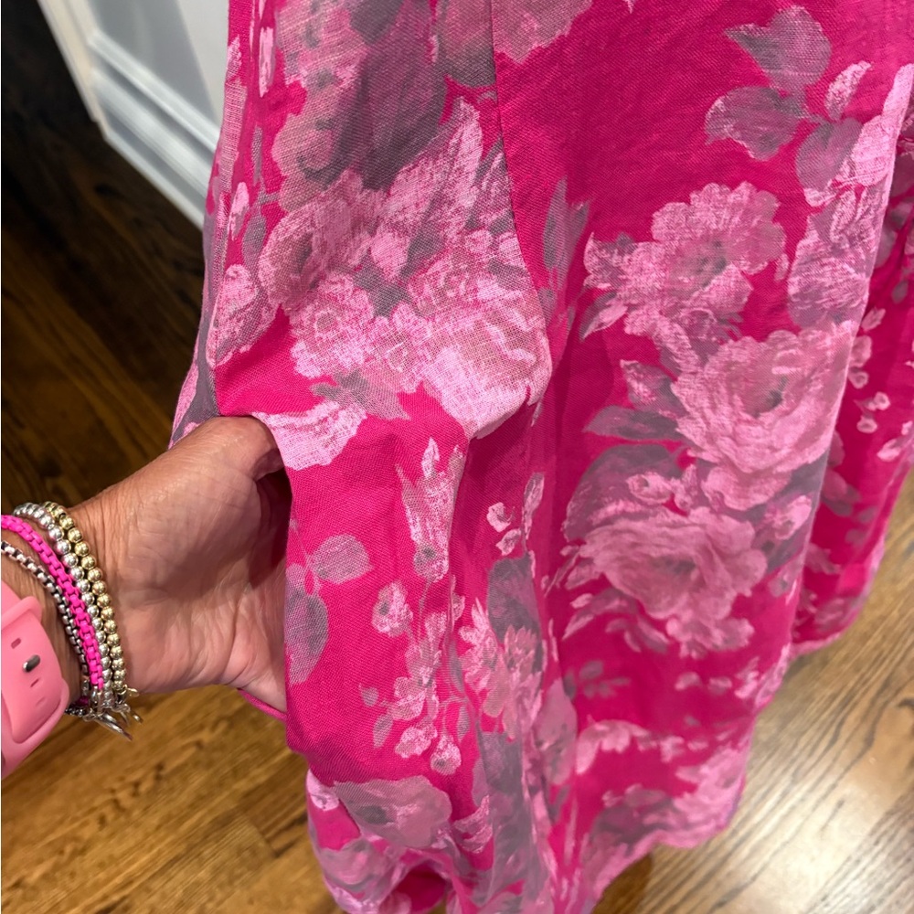 Colette Floral Linen Sundress - Picture 4 of 11